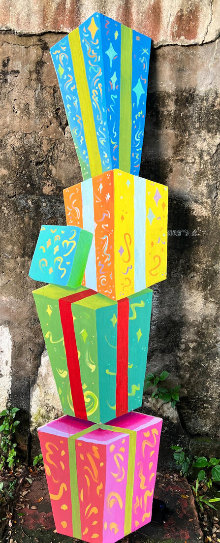 Mural for the Portsmouth Christmas Market